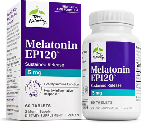 TERRY NATURALLY - Terry Naturally Melatonin EP120 5Mg. 60 Tabletas - The Red Vitamin MX - Suplementos Alimenticios - {{ shop.shopifyCountryName }}