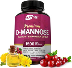 NUTRIFLAIR - NutriFlair D-Mannose 1,500Mg. 120 Capsulas - The Red Vitamin MX - Suplementos Alimenticios - {{ shop.shopifyCountryName }}