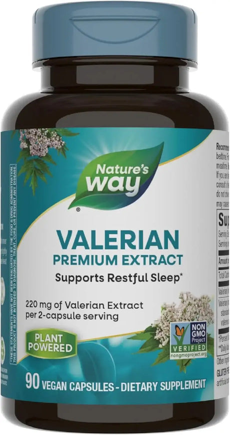 NATURE'S WAY - Nature's Way Valerian Premium Extract 220Mg. 90 Capsulas - The Red Vitamin MX - Suplementos Alimenticios - {{ shop.shopifyCountryName }}