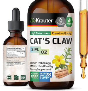 BIOKRAUTER - BIO KRAUTER Cats Claw Herbal Liquid Extract 2 Fl.Oz. - The Red Vitamin MX - Suplementos Alimenticios - {{ shop.shopifyCountryName }}