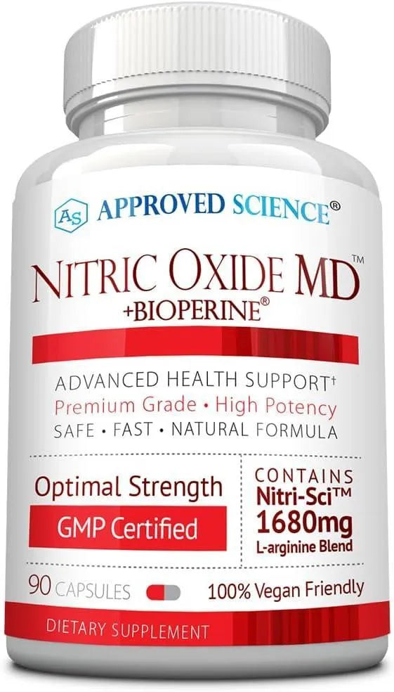 APPROVED SCIENCE - Approved Science Nitric Oxide MD 90 Capsulas - The Red Vitamin MX - Suplementos Alimenticios - {{ shop.shopifyCountryName }}