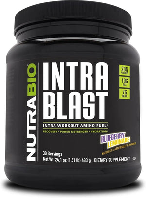 NUTRABIO - NutraBio Intra Blast BCAA EAA 30 Servicios Blueberry Lemonade 683Gr. - The Red Vitamin MX - Suplementos Alimenticios - {{ shop.shopifyCountryName }}