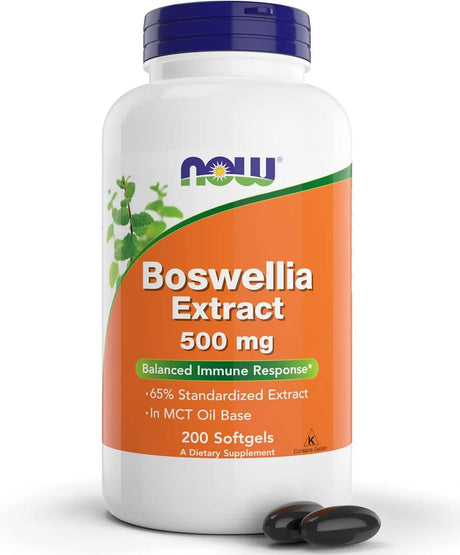 NOW SUPPLEMENTS - Now Supplements Boswellia Serrata Extract 500Mg. 200 Capsulas Blandas - The Red Vitamin MX - Suplementos Alimenticios - {{ shop.shopifyCountryName }}