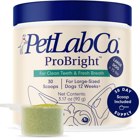 PROLAB - PetLab Co. ProBright Dental Powder Large Dogs 90Gr. - The Red Vitamin MX - Cuidado Dental Para Perros - {{ shop.shopifyCountryName }}