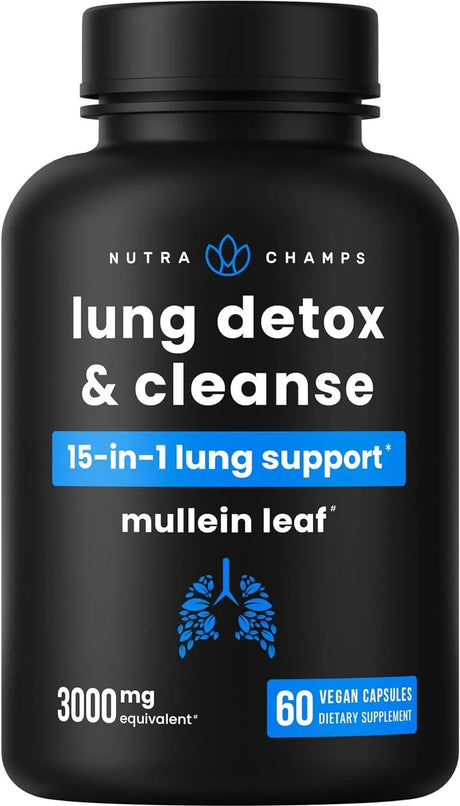 NUTRACHAMPS - NutraChamps Lung Detox & Cleanse 60 Capsulas - The Red Vitamin MX - Suplementos Alimenticios - {{ shop.shopifyCountryName }}