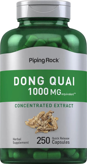 PIPING ROCK - Piping Rock Dong Quai 1000Mg. 250 Capsulas - The Red Vitamin MX - Suplementos Alimenticios - {{ shop.shopifyCountryName }}