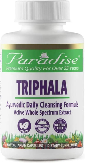 PARADISE HERBS - Paradise Herbs Triphala Extract 60 Capsulas - The Red Vitamin MX - Suplementos Alimenticios - {{ shop.shopifyCountryName }}