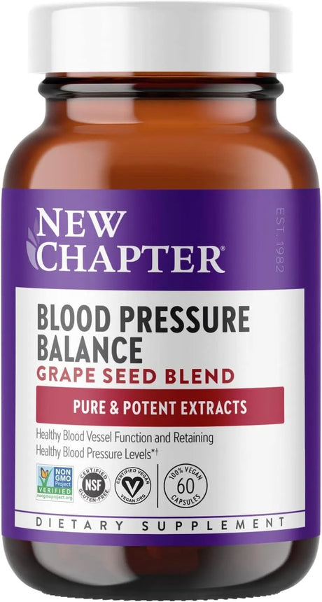 NEW CHAPTER - New Chapter Blood Pressure Balance 60 Capsulas - The Red Vitamin MX - Suplementos Alimenticios - {{ shop.shopifyCountryName }}