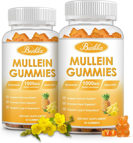 BUNKKA - Bunkka Mullein Leaf Extract for Lung Cleanse 60 Gomitas 2 Pack - The Red Vitamin MX - Suplementos Alimenticios - {{ shop.shopifyCountryName }}