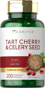 Carlyle Tart Cherry and Celery Seed 200 Capsulas