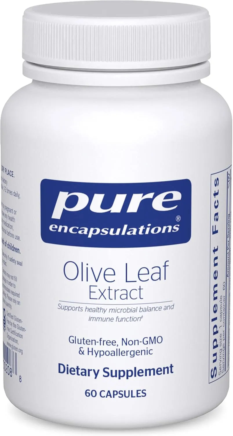 PURE ENCAPSULATIONS - Pure Encapsulations Olive Leaf Extract 60 Capsulas - The Red Vitamin MX - Suplementos Alimenticios - {{ shop.shopifyCountryName }}