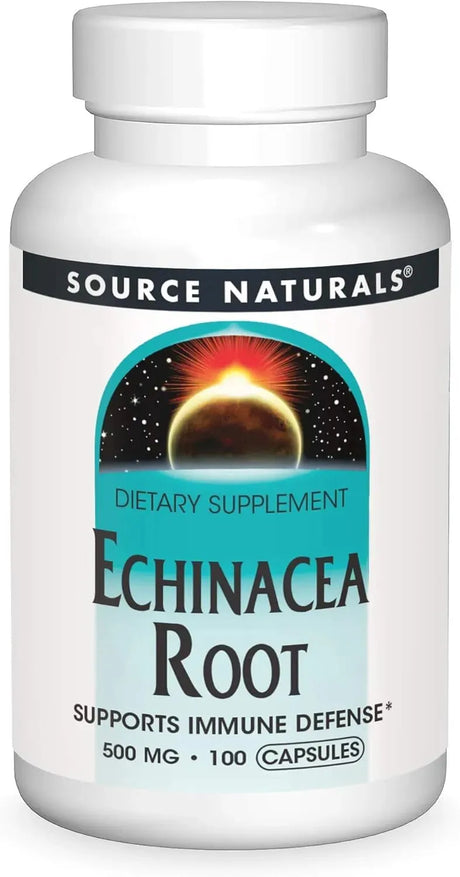 SOURCE NATURALS - Source Naturals Echinacea Root 500Mg. 100 Capsulas - The Red Vitamin MX - Suplementos Alimenticios - {{ shop.shopifyCountryName }}