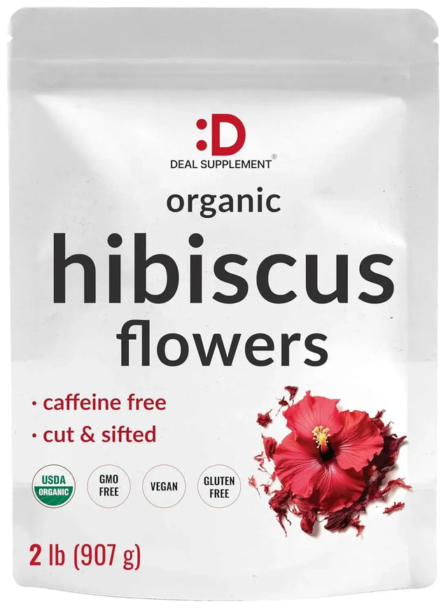 DEAL SUPPLEMENT - Deal Supplement Dried Organic Hibiscus Flowers 907Gr. - The Red Vitamin MX - Suplementos Alimenticios - {{ shop.shopifyCountryName }}