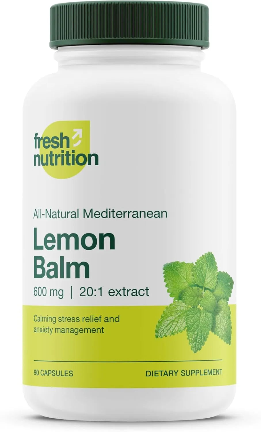 FRESH NUTRITION - Fresh Nutrition Lemon Balm Extract 90 Capsulas - The Red Vitamin MX - Suplementos Alimenticios - {{ shop.shopifyCountryName }}