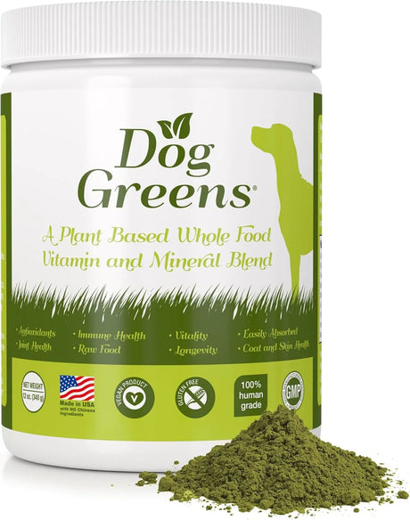DOG GREENS - Dog Greens Superfood Multivitamin Powder 340Gr. - The Red Vitamin MX - Multivitamínicos Para Perros - {{ shop.shopifyCountryName }}