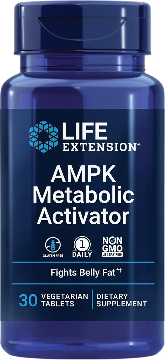 LIFE EXTENSION - Life Extension AMPK Metabolic Activator 30 Tabletas - The Red Vitamin MX - Suplementos Alimenticios - {{ shop.shopifyCountryName }}