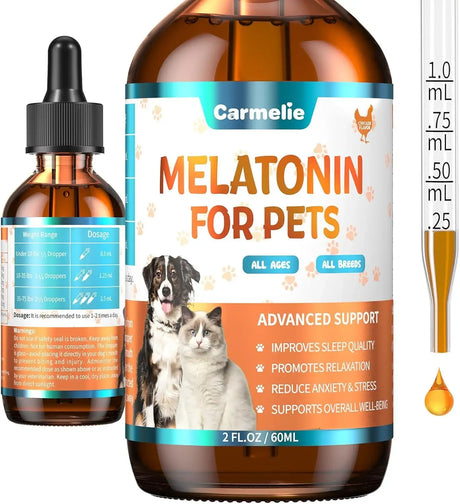 CARMELIE - Carmelie Melatonin for Pets 60Ml. - The Red Vitamin MX - Relajantes Para Perros - {{ shop.shopifyCountryName }}