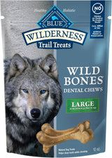 BLUE BUFFALO - Blue Buffalo Wilderness Trail Treats Wild Bones Large Dental Chews 280Gr. - The Red Vitamin MX - Cuidado Dental Para Perros - {{ shop.shopifyCountryName }}