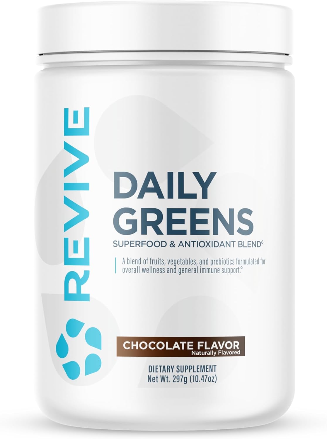 Revive MD Daily Green Powder Superfood Chocolate 30 Servicios 297Gr.