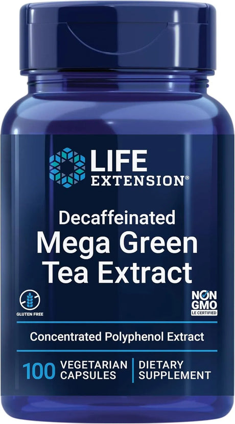 LIFE EXTENSION - Life Extension Decaffeinated Mega Green Tea Extract 100 Capsulas - The Red Vitamin MX - Suplementos Alimenticios - {{ shop.shopifyCountryName }}