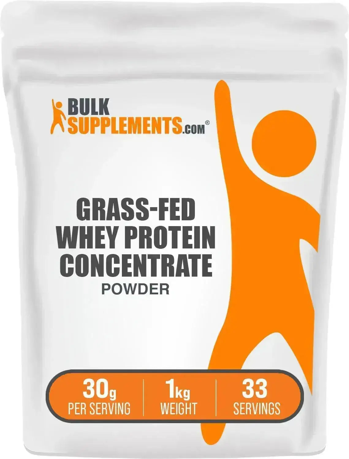 BULK SUPPLEMENTS - Bulk Supplements Grass Fed Whey Protein Powder Unflavored 1 Kg. - The Red Vitamin MX - Suplementos Alimenticios - {{ shop.shopifyCountryName }}