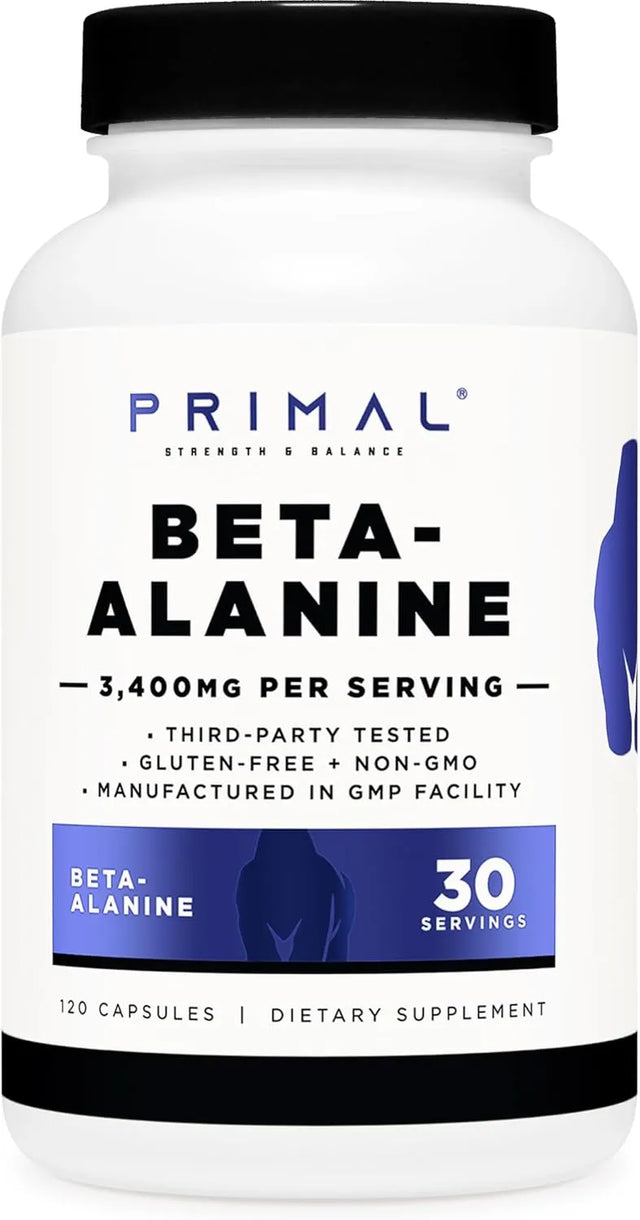 PRIMAL - Primal Beta-Alanine 3400Mg. 120 Capsulas - The Red Vitamin MX - Suplementos Alimenticios - {{ shop.shopifyCountryName }}