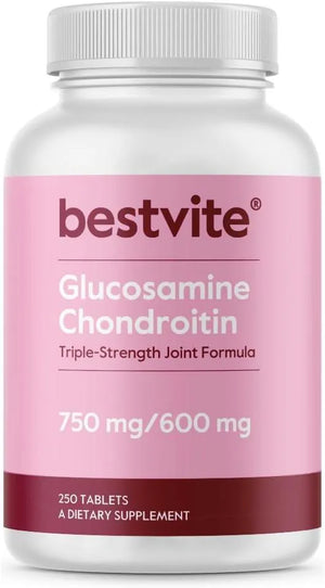 BESTVITE - BESTVITE Glucosamine & Chondroitin Sulfate 250 Tabletas - The Red Vitamin MX - Suplementos Alimenticios - {{ shop.shopifyCountryName }}