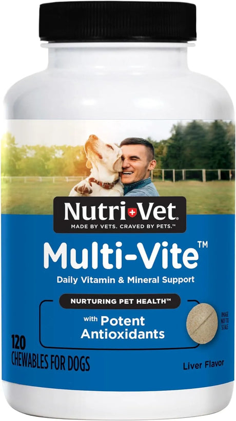 NUTRI-VET - Nutri-Vet Multi-Vite Chewables for Adult Dogs 120 Masticables - The Red Vitamin MX - Multivitamínicos Para Perros - {{ shop.shopifyCountryName }}
