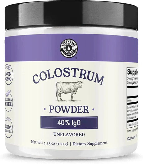 LEFT COAST PERFORMANCE - Left Coast Performance Colostrum Powder 40% IgG 60 Servicios 120Gr. - The Red Vitamin MX - Suplementos Alimenticios - {{ shop.shopifyCountryName }}
