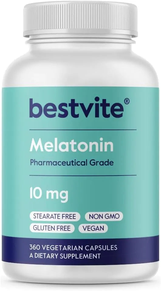 BESTVITE - BESTVITE Melatonin 10Mg. 360 Capsulas - The Red Vitamin MX - Suplementos Alimenticios - {{ shop.shopifyCountryName }}