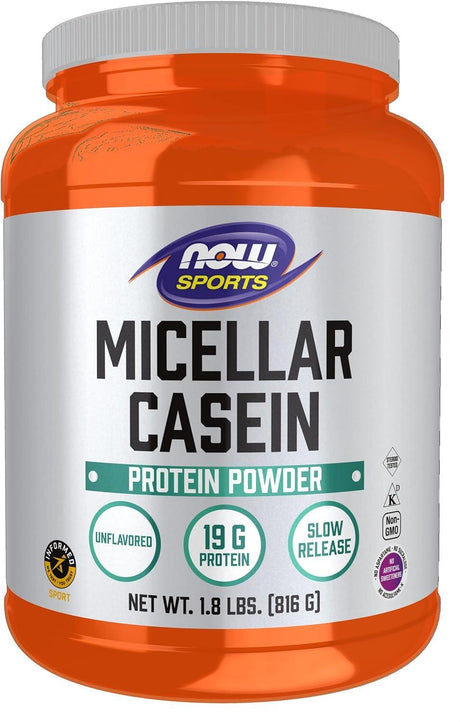 NOW SPORTS - NOW Sports Nutrition Micellar Casein Powder Unflavored 816Gr. - The Red Vitamin MX - Suplementos Alimenticios - {{ shop.shopifyCountryName }}