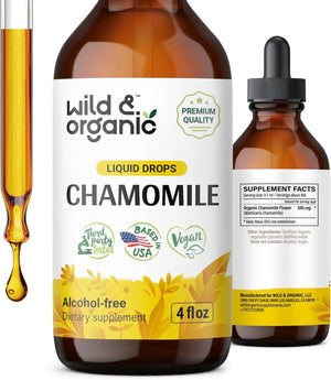 WILD & ORGANIC - Wild & Organic Chamomile Drops 4 Fl.Oz. - The Red Vitamin MX - Suplementos Alimenticios - {{ shop.shopifyCountryName }}