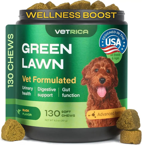 VETRICA - Vetrica Dog Urine Neutralizer for Lawn 130 Masticables - The Red Vitamin MX - Salud De Tracto Urinario Para Perros - {{ shop.shopifyCountryName }}