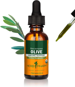 HERB PHARM - Herb Pharm Certified Organic Olive Leaf Liquid Extract 1 Fl.Oz. - The Red Vitamin MX - Suplementos Alimenticios - {{ shop.shopifyCountryName }}