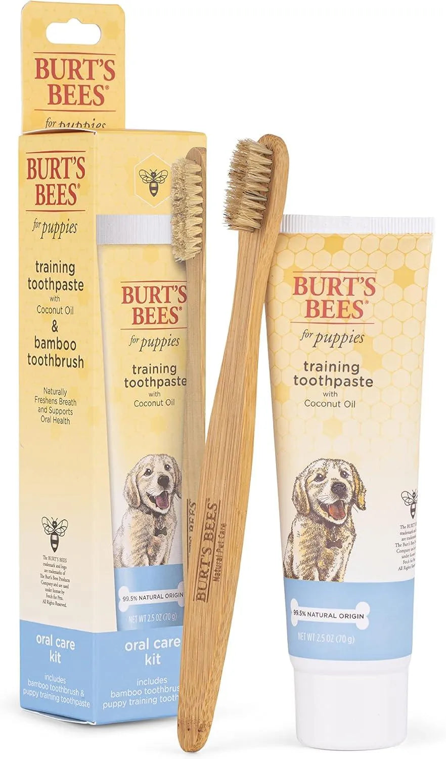 BURT'S BEES - Burt's Bees for Pets Naturally Derived Oral Care Kit for Puppies 2.5 Oz. - The Red Vitamin MX - Cuidado Dental Para Perros - {{ shop.shopifyCountryName }}