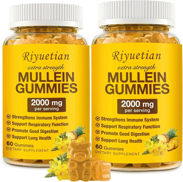 RIYUETIAN - Riyuetian Mullein Gummies 2000Mg. 60 Gomitas 2 Pack - The Red Vitamin MX - Suplementos Alimenticios - {{ shop.shopifyCountryName }}