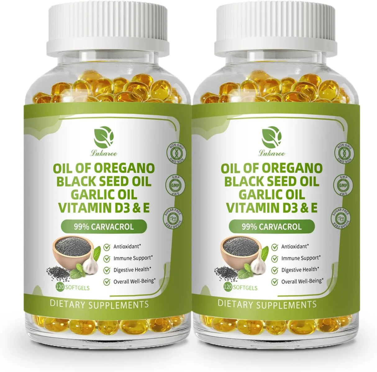 LUKAREE - Lukaree Oregano Oil 120 Capsulas Blandas 2 Pack - The Red Vitamin MX - Suplementos Alimenticios - {{ shop.shopifyCountryName }}