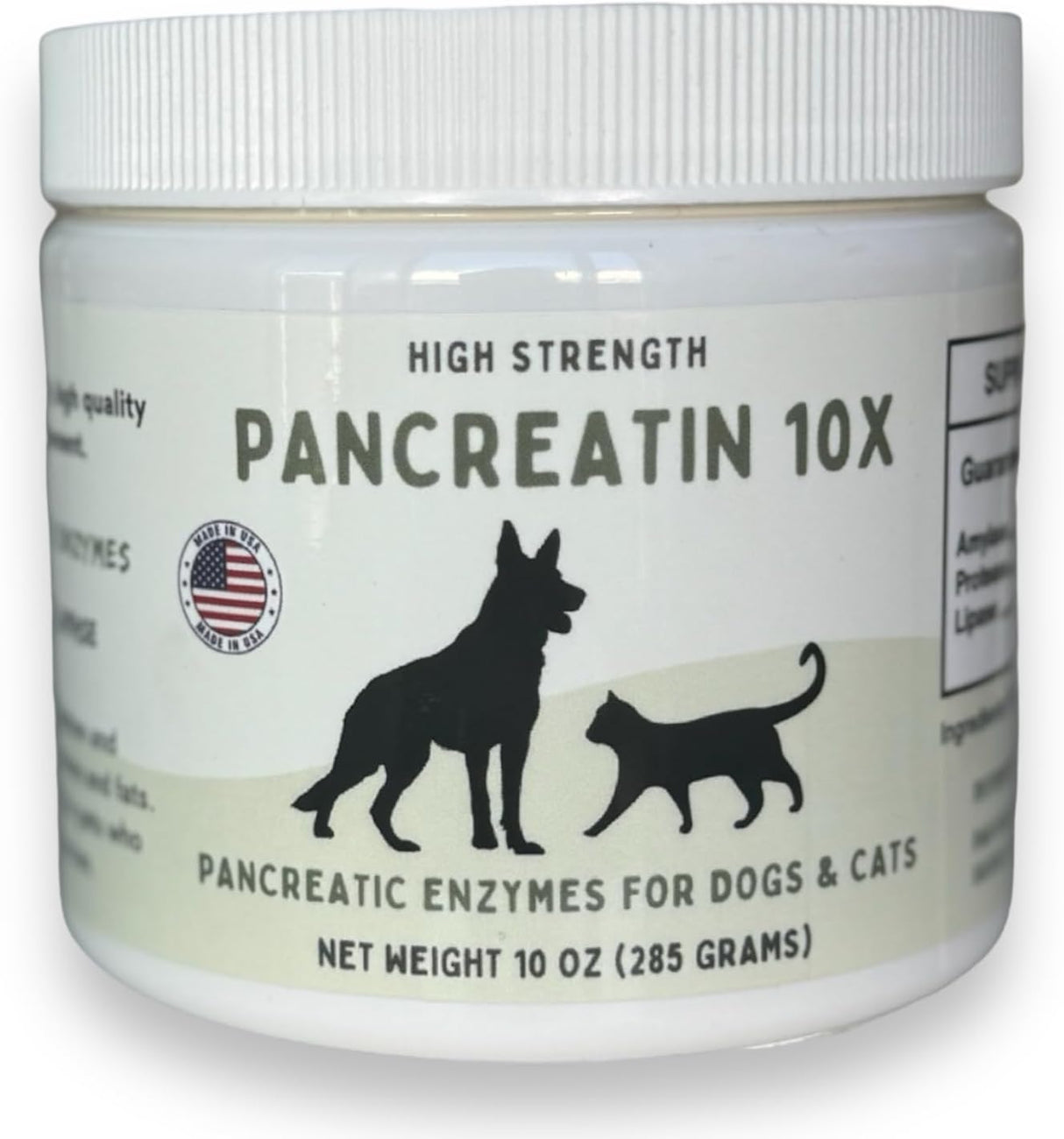 Paw Vitality Pancreatin 10X Pancreatic enzymes for Dogs and Cats 285Gr.
