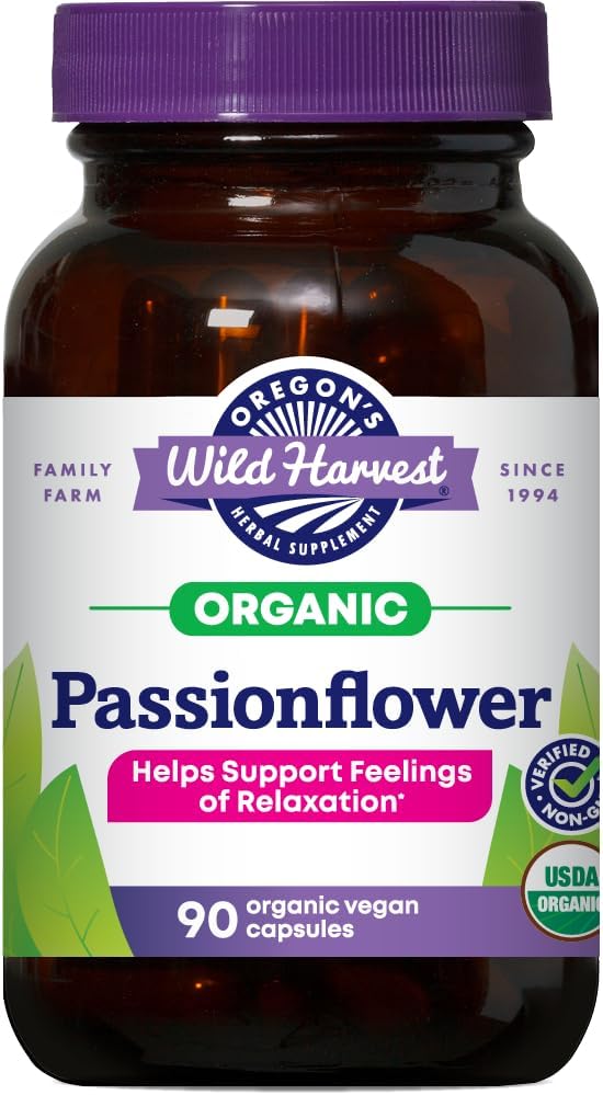 Oregon's Wild Harvest Passion Flower 90 Capsulas