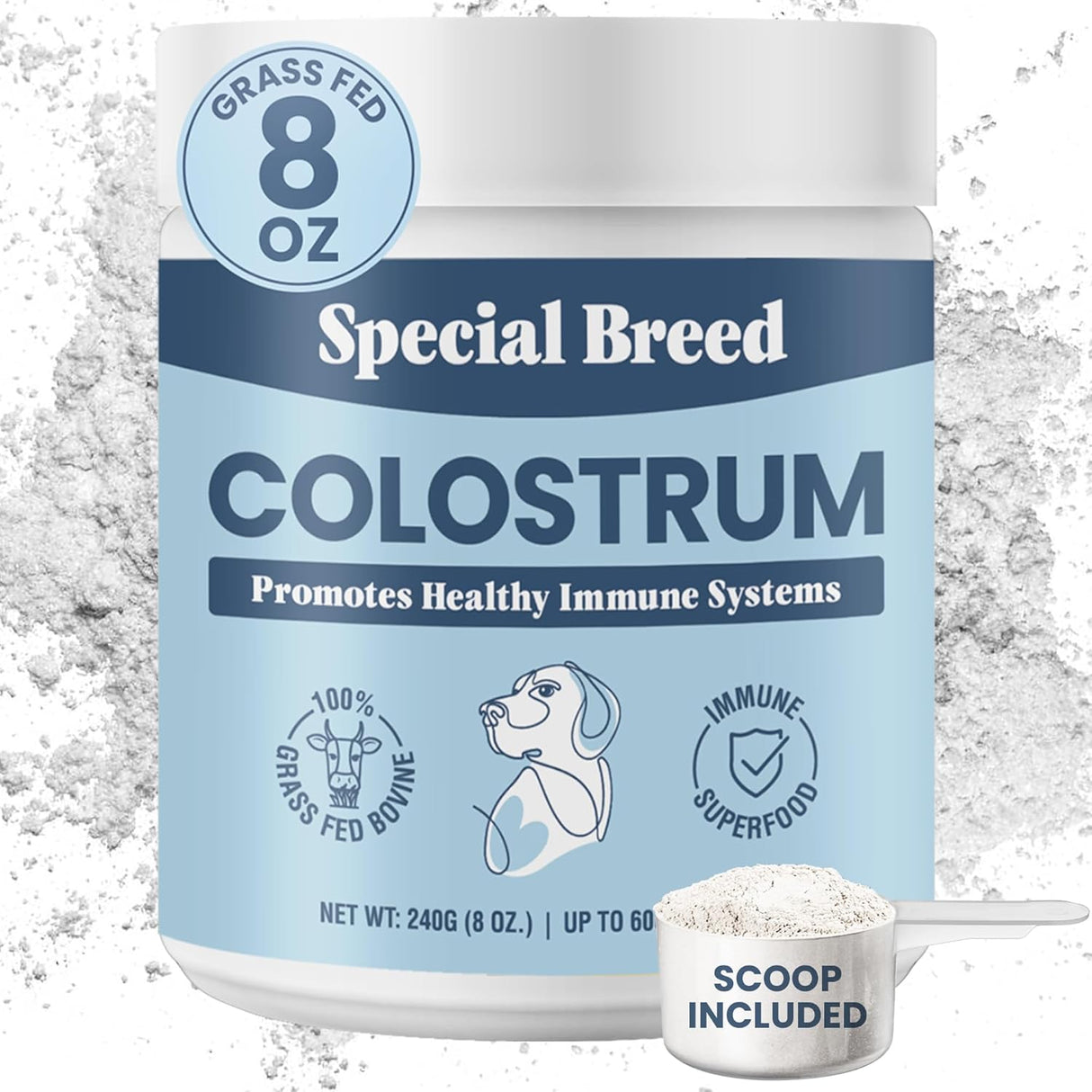 Special Breed Bovine Colostrum for Dogs and Cats 240Gr.