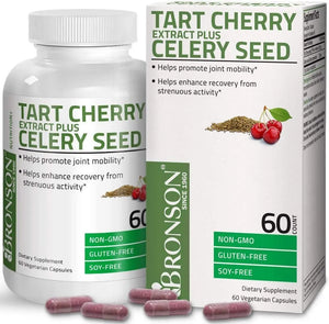 BRONSON - Bronson Tart Cherry Extract + Celery Seed 60 Capsulas - The Red Vitamin MX - Suplementos Alimenticios - {{ shop.shopifyCountryName }}