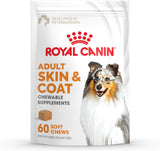 Royal Canin Skin & Coat Supplement Soft Chews for Adult Dogs 60 Masticables