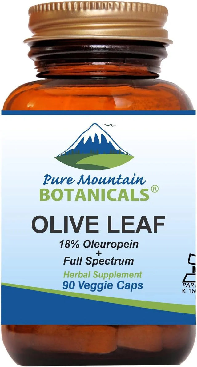 PURE MOUNTAIN BOTANICALS - Pure Mountain Botanicals Olive Leaf Extract 90 Capsulas - The Red Vitamin MX - Suplementos Alimenticios - {{ shop.shopifyCountryName }}