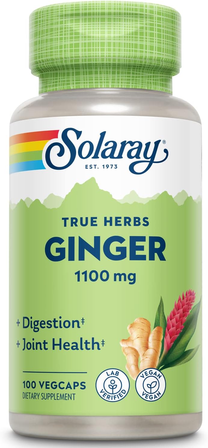 SOLARAY Ginger Root 1100Mg. 100 Capsulas