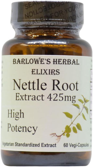 Barlowe's Herbal Elixirs Nettle Root Extract 425Mg. 60 Capsulas