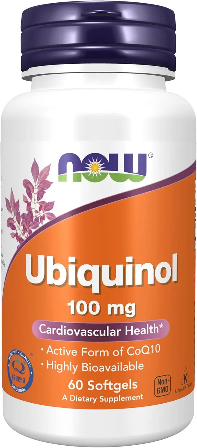 NOW SUPPLEMENTS - NOW Supplements Ubiquinol 100Mg. 60 Capsulas Blandas - The Red Vitamin MX - Suplementos Alimenticios - {{ shop.shopifyCountryName }}