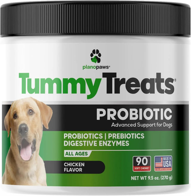 PLANOPAWS - Planopaws Probiotics for Dogs All Ages 90 Masticables - The Red Vitamin MX - Probióticos Para Perros - {{ shop.shopifyCountryName }}