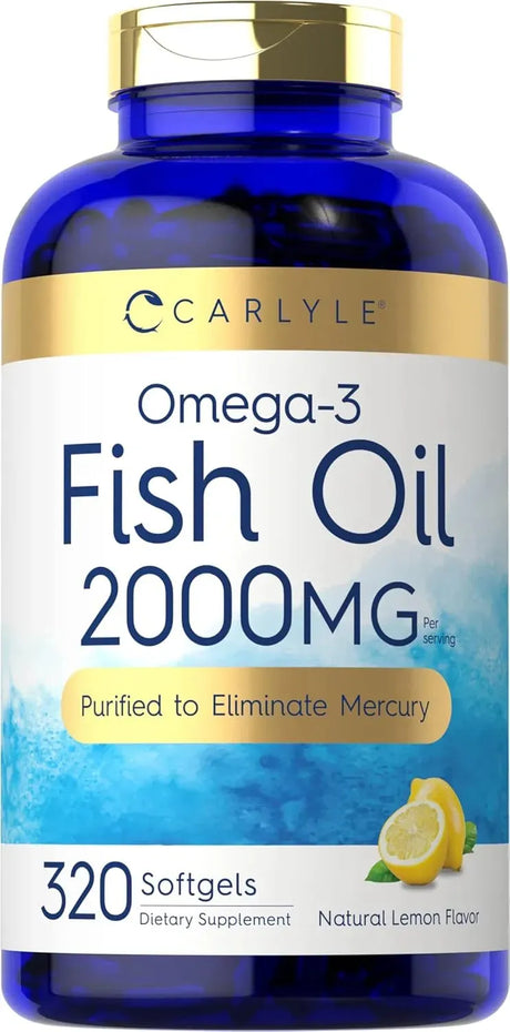 CARLYLE - Carlyle Fish Oil 2000Mg. 320 Capsulas Blandas - The Red Vitamin MX - Suplementos Alimenticios - {{ shop.shopifyCountryName }}