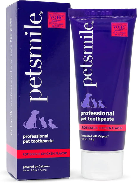 PETSMILE - Petsmile Professional Pet Toothpaste Rotisserie Chicken Flavor 2.5 Oz. - The Red Vitamin MX - Cuidado Dental Para Perros - {{ shop.shopifyCountryName }}