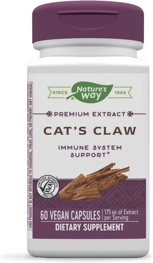 NATURE'S WAY - Nature's Way Standardized Cat's Claw Extract 175Mg. 60 Capsulas - The Red Vitamin MX - Suplementos Alimenticios - {{ shop.shopifyCountryName }}